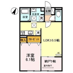 高速長田駅 徒歩15分 1階の物件間取画像